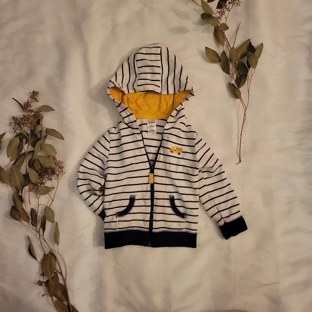 Carter's 18 month boys zip up hoodie